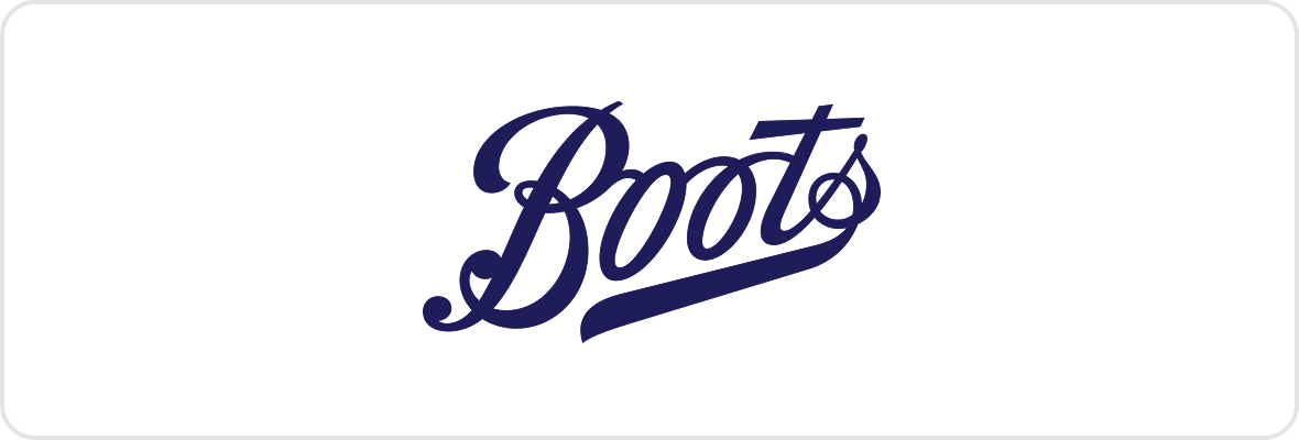 Boots" logo on black background.